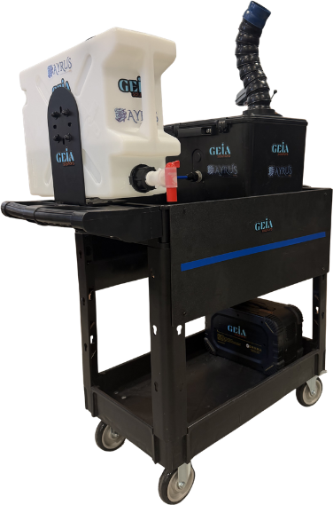 AYRUS 5-Gallon HD Cart with heavy-duty tank