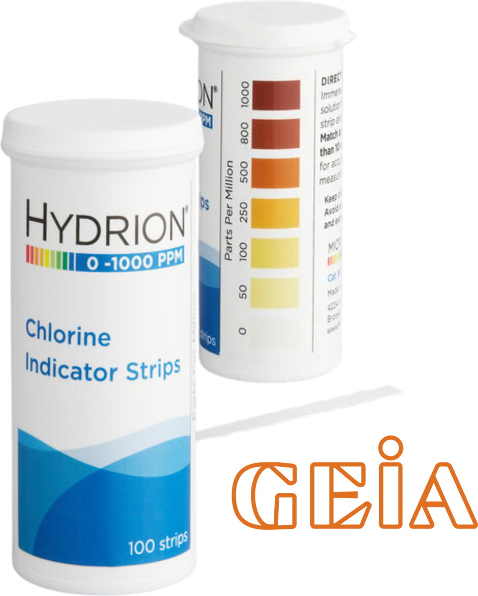 HOCl PPM test strips